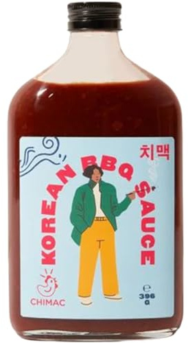 Chimac Korean BBQ Sauce | Sweet & Tangy Korean Style BBQ Sauce | Soybean, Brown Sugar & Spice Blend | Korean Inspired Made in Dublin | Marinade Dip & Cooking Sauce | 396g