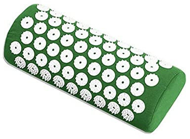 Cojín De Masaje Cojín de masaje Acupresión de yoga Mat de yoga Terapia de Shiatsu Terapia Interminada Cuerpo Músculo Relajación Cuello Atrás Alivio con alivio de almohada de masaje Cojín De Masajes(Gr