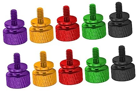 BRIGHTFUFU 10piezas Tornillos De Colores Reemplazo De Tornillo De Para Fijación De Panel Lateral De De De Computadora De Para De Computadora Tornilleria