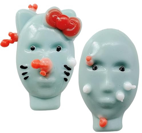 Juguete Que Revienta Granos, Juguete De Estrés para Reventar Granos, 2Pcs Pimple Popper Juguetes, Reutilizable Y Auto-llenable, Alivio del Estrés De La Novedad Popper (2pcs)