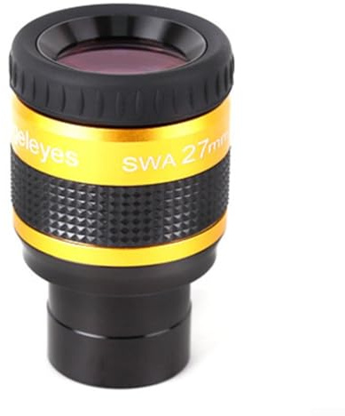 Multi Focal Astronomical Telescope Eyepiece Set with Reduced Chromatic Aberration Ranges from 8mm to 27mm (27mm)