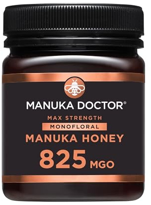 MANUKA DOCTOR | MGO 825+ Manuka Honey Monofloral | 250g | 100% Pure New Zealand Honey | Certified RAW | Non-GMO | Independently Lab Tested | Hive to Home Traceable