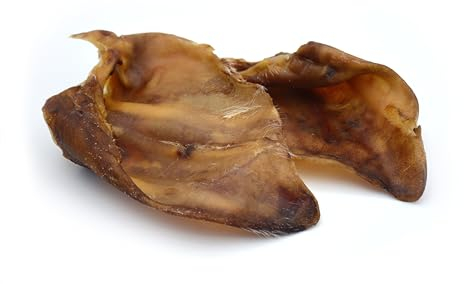 Sam Snack Schweineohren XXL 100% Natur Leckereien für Hunde 10 Stück