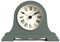 JONES CLOCKS® Speakeasy kaminuhr | Klassisches Design des napoleonhutes | Grün | Römische ziffern | Traditioneller Stil für Schreibtisch, Tisch, Regal oder nachttisch