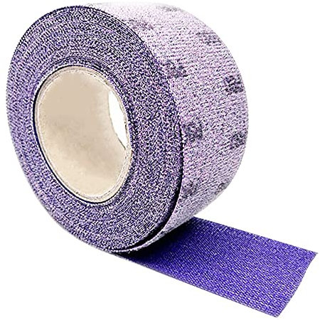 Papier de verre, toile émeri, papier de verre for cloisons sèches, papier de verre liquide, rouleau de papier de verre à grille en céramique, 7 cm x 12 m, tissu abrasif déchiré à la main, flocage, rés