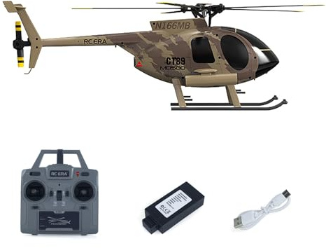 TOUCAN RC HOBBY plast 1/28 RC ERA fjärrstyrd helikopter C189 dubbla borstlösa motorer metallservo tvärroddlös design modell leksak gåva för vuxna för hobby