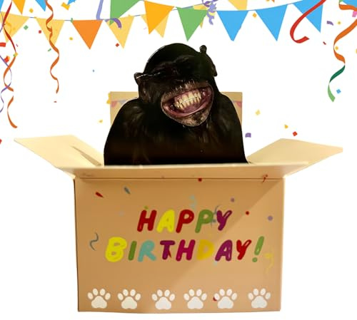 Rurunklee Tarjeta de cumpleaños 3D | Tarjeta divertida de cumpleaños | Felicitación creativa para fiestas, papá, esposa, hijo, hija, amigo, marido, hombres, mujeres, niños, mamá, adulto, niña y niño