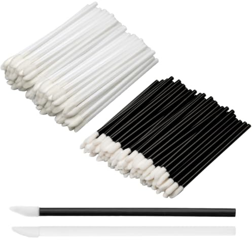 400 Pinceles Desechables para Labios, Angulados de 3 Pulgadas Cepillos para Maquillaje de Labios, Herramienta para Aplicar Pintalabios, Brillo de Cejas y Corrector para Maquillaje de Escenario