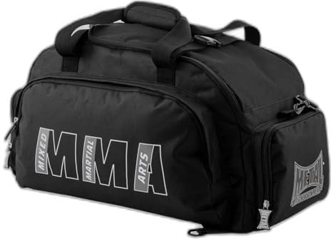 METAL BOXE Sac A Dos MMA - Sac à Dos avec Bretelles ou Sac Classique avec poignées et bandoulière. Noir FR: Taille Unique (Taille Fabricant: Taille Unique)