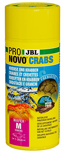 JBL PRONOVO CRABS WAFER, Hauptfutter, Krebsfutter-Wafer, Größe M, 250ml