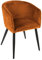 Atmosphera - Fauteuil Marlo Ambre en Velours