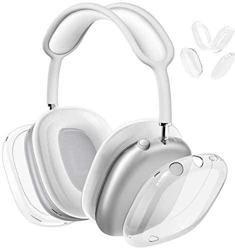 VICHYIE Cover per AirPods Max, Custodia per Cuscinetti - Set Trasparente