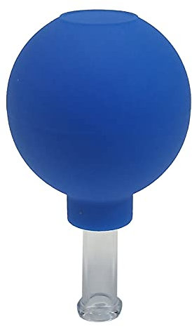 Vetro di sicurezza vuoto coppettazione per massaggio schiena viso braccio posteriore terapia cinese diametro 1,5 cm