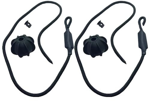 NIONGYN Parcel Shelf Fixing Cord Car Parcel Shelf String Cord Cover Rear Shelves Trunk Hang Rope Buckle Sling Holding Strap Tonneau Cover Strap Cord Hanging Rope