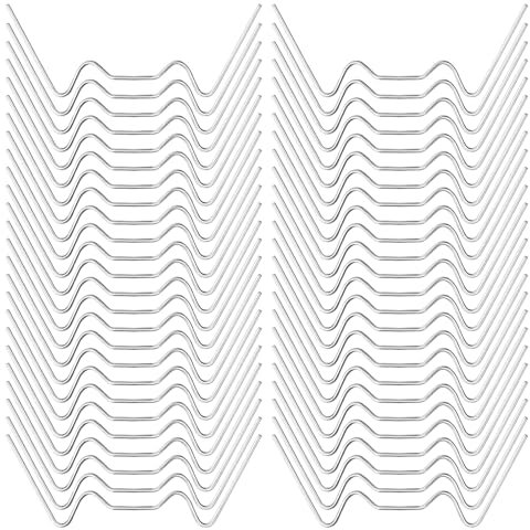 50pcs Greenhouse Glass Clips W Clips for Greenhouse Glass Panes, W Spring Clips Greenhouse Clips for Glass, Greenhouse Glazing Clips Window Clips for Greenhouse, Green House Glass Clips Fixings