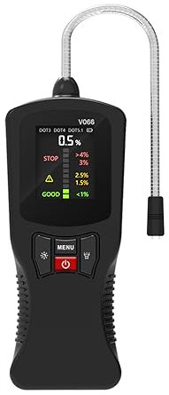 Riiichflowshop Tester del Liquido dei Freni Tester Digitale del Liquido dei Freni per Auto Adatto per DOT4 DOT5.1 Controllo accurato dell'olio Suono Luce Allarme