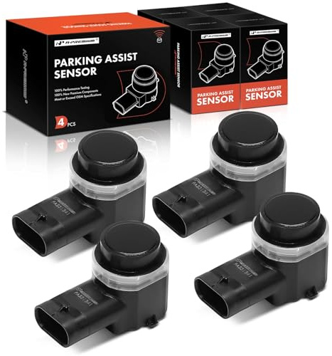 Frankberg 4x Parking Assit Sensor Front Rear Compatible with X3 E83 2.0L-3.0L 2003-2011 Q7 4LB 3.0L-5.9L 2006-2015 S80 II 124 1.6L-4.4L 2006-2016 Replace# 31341633
