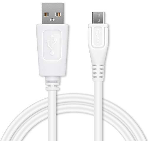 CELLONIC USB Kabel 1m kompatibel mit CUBOT King Kong / J3 / P20 / X18 Plus, X18 / Note S / R9 / Nova/Max/Magic Smartphone, Handy Ladekabel Micro USB auf USB A 2.0 Datenkabel 1A weiß PVC