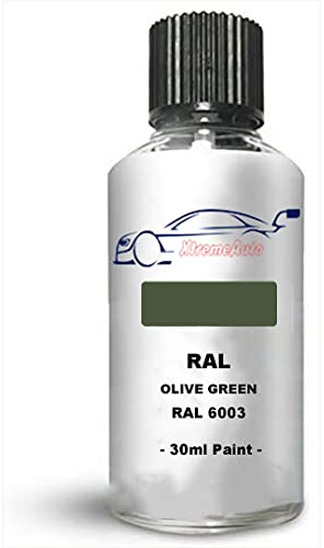 Xtremeauto Touch Up Paint Interior/Exterior RAL 6003 Olive Green Dull Matt Finish Interior Scratch Repair: Wall, Cabinets, Trim, Molding, Furniture, Windows, Fascia