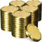 KADAX Schraubdeckel fi82 mm, Twist-Off-Deckel Set aus Metall, Ersatzdeckel für Einmachgläser, Deckel mit 6 Einrastzähnen für Sturzgläser und Einmachgläser (Gold, 50 Stück)