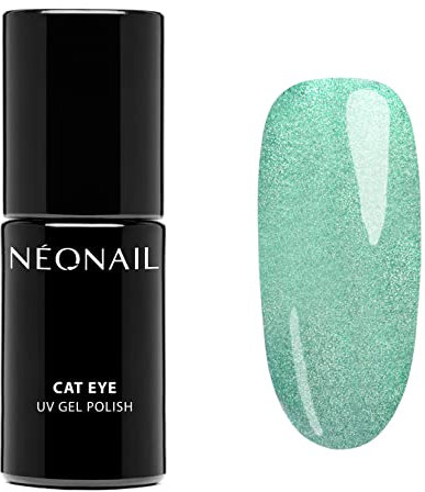 NEONAIL UV Nagellack 7,2 ml Grün Satin Turquoise Cat Eye NEONAIL Farben UV Lack Glitter Gel Nägel Nageldesign Shellack