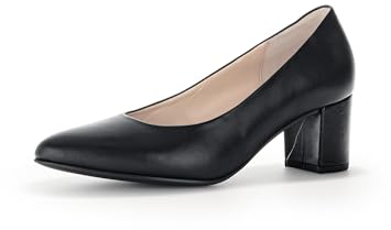 Gabor Damen Klassische Pumps, Frauen Absatzschuhe,Court Shoes,stöckelschuhe,Businessschuhe,büro,Office,elegant,Heels,schwarz,39 EU / 6 UK