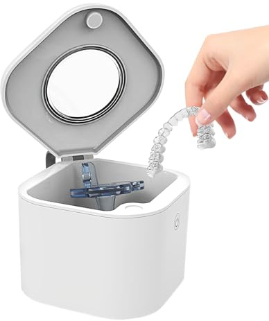 Trousse de nettoyage pour rétention UV - porte appareil UVC pour dents | porte bite pour transport nuit hygiène horloge dentaire