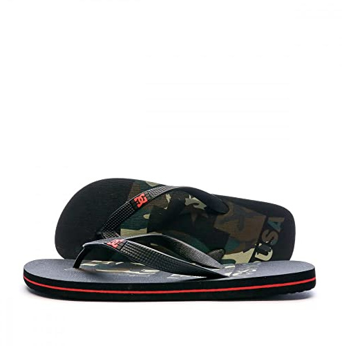 DC Shoes Separadores de dedos de los pies de los hombres en spray graffi, Camo White, 42 EU