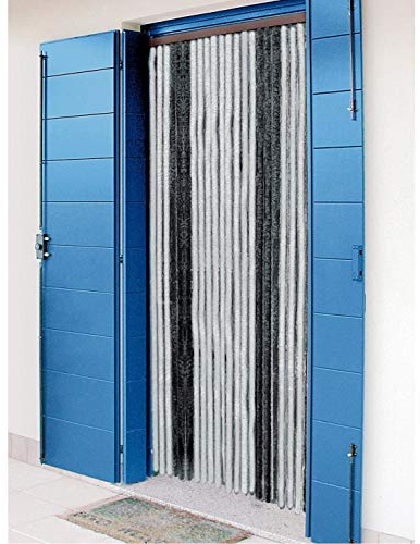 Berger Chenille - Cortina de forro polar de chenilla (185 x 56 cm)