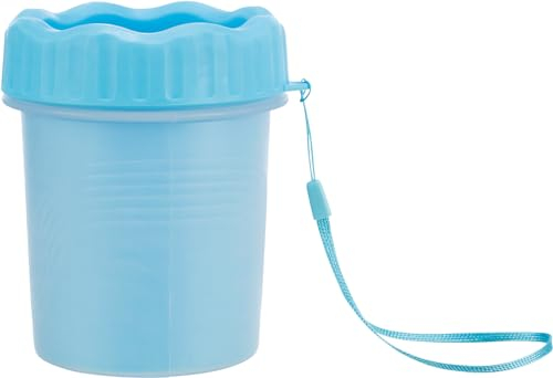 Trixie Pfotenreiniger für Hunde Silikon / PP blau