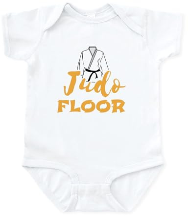 CafePress Judo May The Floor with You Martial Art Body Suit Cute Infant Bodysuit Baby Romper Cloud White