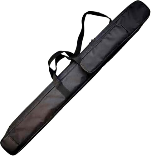 BESTHAHA Waterproof Sword Bags in Oxford Fabric, Double Layer Sword Bag, can Contain 2 Swords, Black Handbag, Portable Backpack for Tai chi, bokken, Katana, Cosplay Sword, gifts-112CM