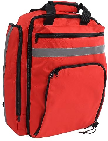 Yosoo Health Gear Sac à Dos de Premiers Soins D'urgence, Sac Médical 36 X 20 X 44 Cm pour le Kit de Survie des Tremblements de Terre de Randonnée de Camping en Plein Air