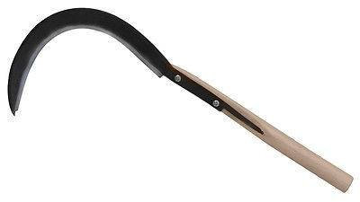 Falcetto da cantoniere con manico in legno