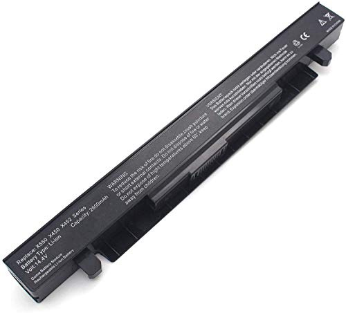 14,4 V 2600 mAh A41-X550A laptop-batteri ersättning för ASUS X450CA X450EA X550CA X550CC X550LA X550LB X550LD X550JD X550JK X550LN X550VC X550EP X50X5522CL X552EA FX50JK F550C R510CA