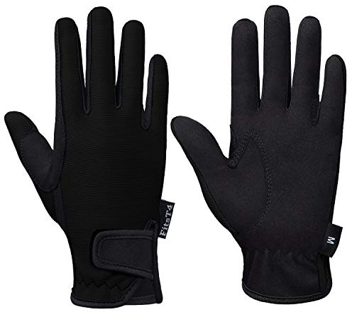 FitsT4 Sports Reithandschuhe Kinder Reiten Grip Handschuhe Sommer Herbst Mädchen Jungen 3-11 Jahre für Reitsport, Radfahren,Gartenarbeit,in 4 Farben