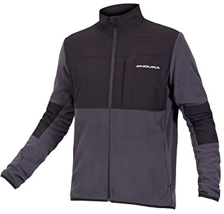 Endura Men's Hummvee Full Zip Cycling Fleece Black, Small