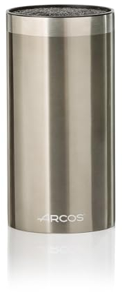 Soporte acero inoxidable redondo 110 x 220 mm