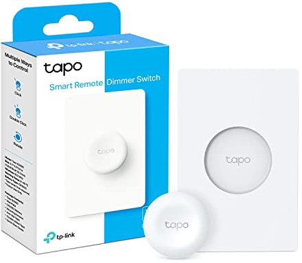 Tapo TP-Link Smart Button | Wireless Remote Dimmer Switch | 3-Way Control | Tap & Rotate HUB Required | 1+ Year Battery Life