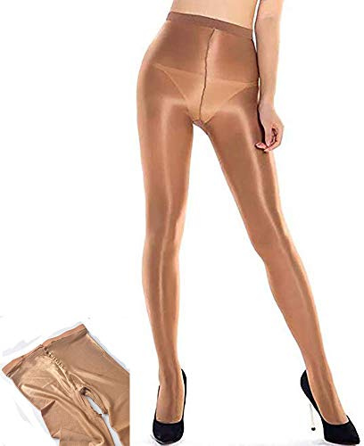 Medias de aceite brillante de las mujeres Medias calcetines Ultra Shimmery Shaping Dance Más Talla de pie 70D 60D 100D