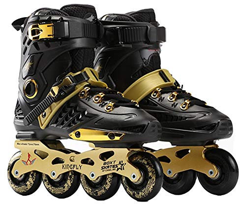 XIUWOUG Pattini in Linea da Uomo E da Donna, Ruote 82 A, Cuscinetti A Sfera ABEC7 Cromati, Unisex, per Adulti,38