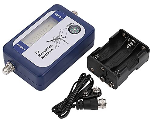 Dioche TV Aerial Signal Tester, Digital Signal Finder Meter, Mini Finder Digital Aerial Terrestrial TV Antenna Signal Strength Meter Detector