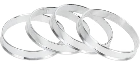 INFINAUTO Anelli di centraggio per mozzi, 56,6 mm ID a 60,1 mm OD, in lega di alluminio, 4 pezzi