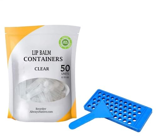 Läppbalsam rör, läppbalsam behållare bricka kit med fyllbricka och spatel, tomma läppstift fyllningsrör form handgjord set pall med skrapa för kvinnor flicka kosmetika smink