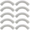 YUZNA Curva Di Raccordo Per Tubo Rigido Passacavi,Cavo Canale Installazione Universale per Case, Cantine, Pareti, Tetti, 10 pezzi (Ø 20 mm)