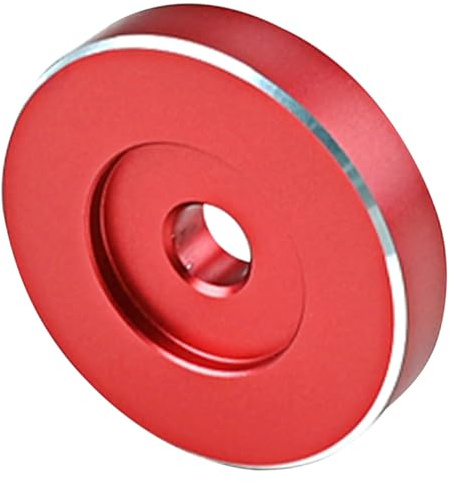 POPETPOP Adaptateur Platine Vinyle Aluminium Accessoire Stable pour Tourne Disque Protection Sonore pour