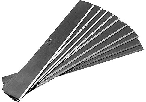 Dekton 4 10-Piece Scraper Blade Set | Professional Quality Heavy-Duty Replacement Blades | High Carbon Steel | Temper Ground | Ideal for Various Scraping Tasks and Surfaces