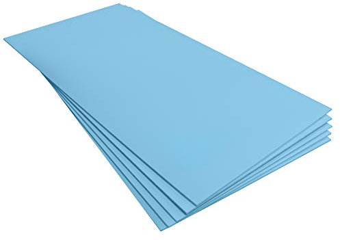 EkoBoard 10mm XPS Boards Floor Underlay Thermal Insulation Underfloor Heating (1200 x 600 x 10mm, Blue)