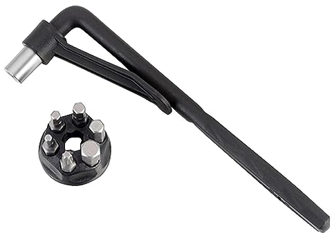 Eventerde Juego de llaves dinamométricas para bicicleta, llave dinamométrica de alta precisión, 10 a 20 nm, juego de herramientas de bicicleta | Par de torsión de acero al cromo vanadio para