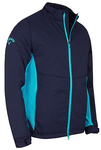 Callaway Golf - Giacca termica da uomo con tecnologia Swing Tech, Peaccoat., M